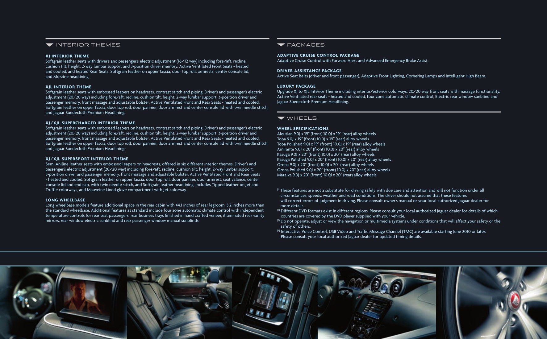 2010 Jaguar XJ Brochure Page 4